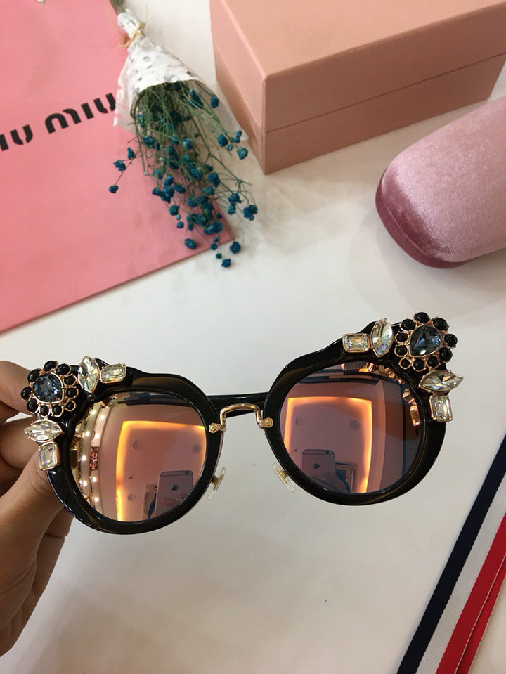 MiuMiu Newest Fashion Sunglasses Top Quality MM0015