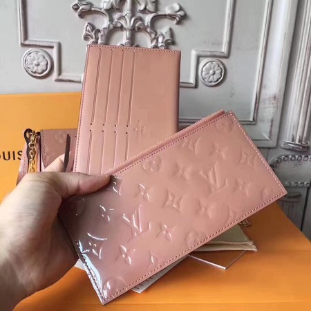 Louis Vuitton Original Monogram Vernis POCHETTE FELICIE 61276 pink
