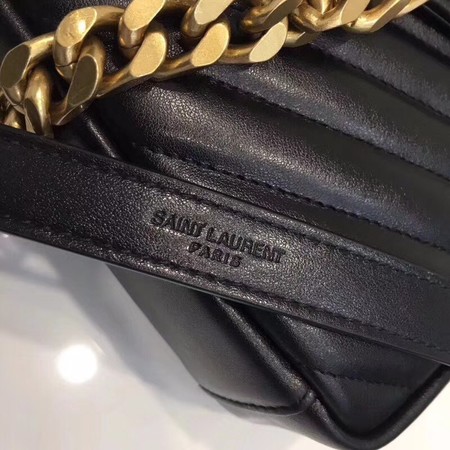 Yves Saint Laurent Original Calfskin Leather Tote Bag 2802 Black