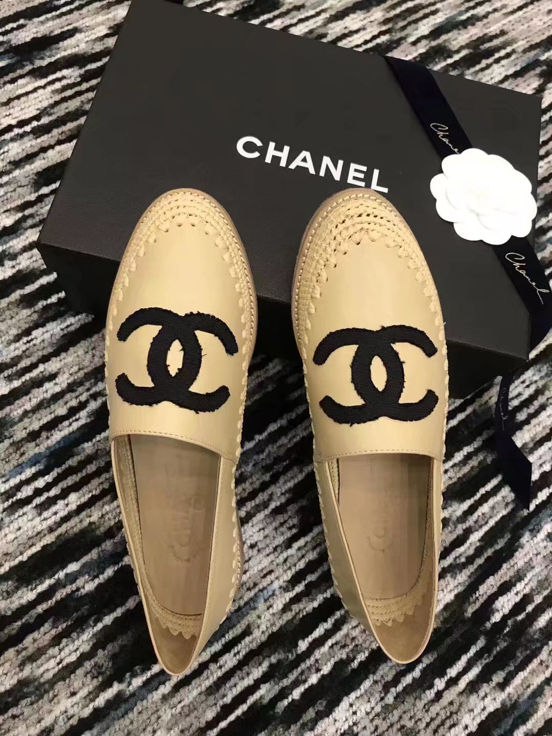 Chanel Casual Shoes CH2277LRF Apricot