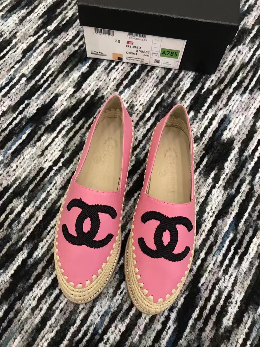 Chanel Casual Shoes CH2277LRF pink