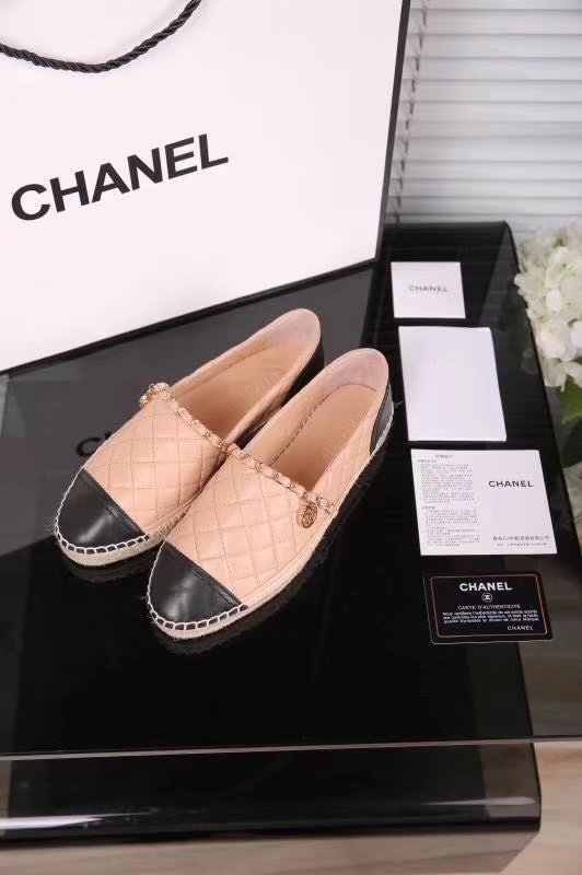 Chanel Casual Shoes CH2285TZ Apricot&Black