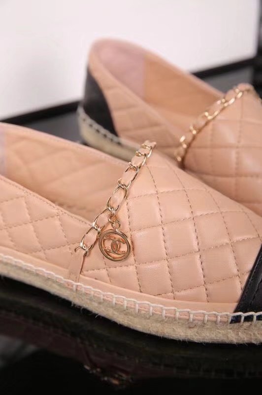 Chanel Casual Shoes CH2285TZ Apricot&Black