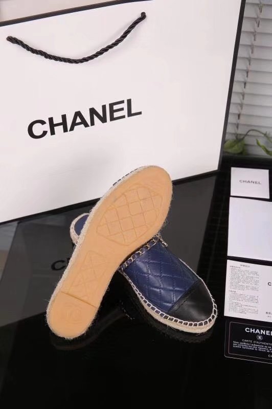 Chanel Slippers CH2284TZ dark blue