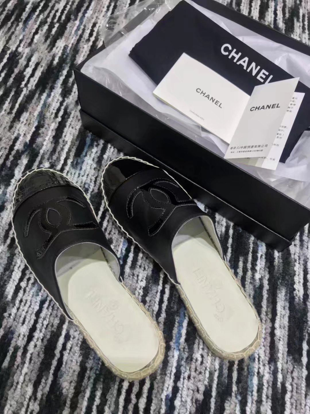 Chanel Slippers CH2287LRF black
