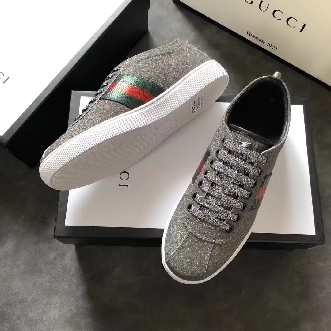 Gucci women shoes GG1302H grey