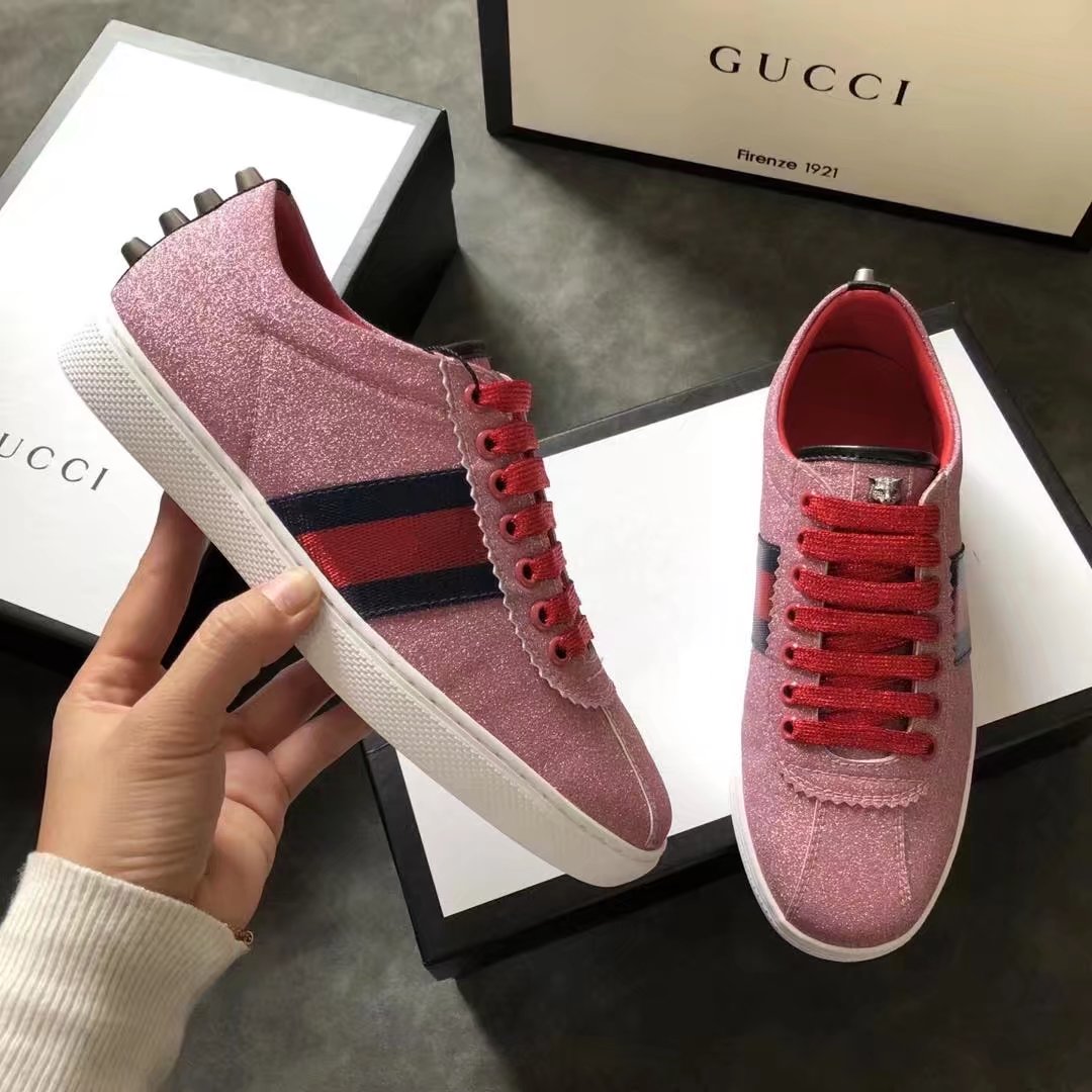 Gucci women shoes GG1302H pink