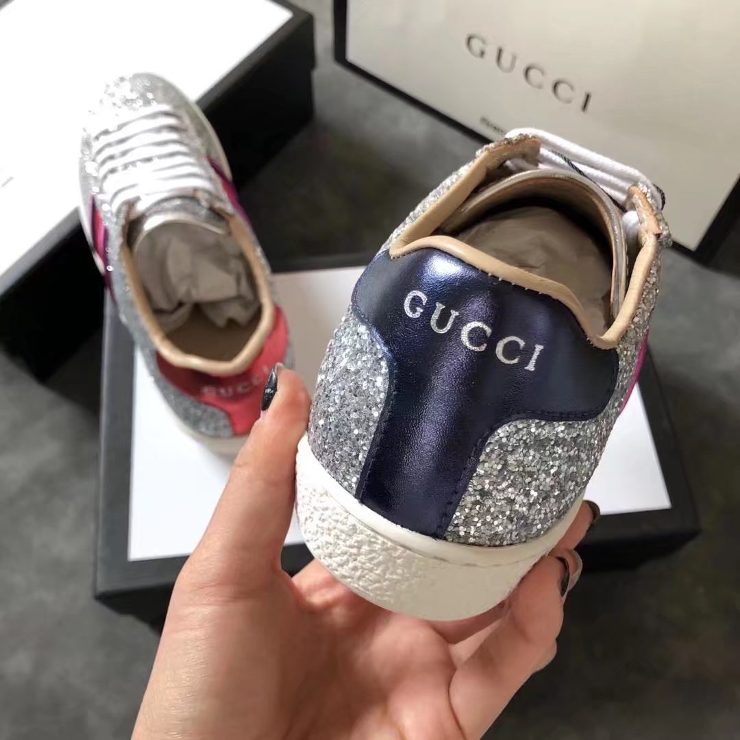 Gucci women shoes GG1303H silver