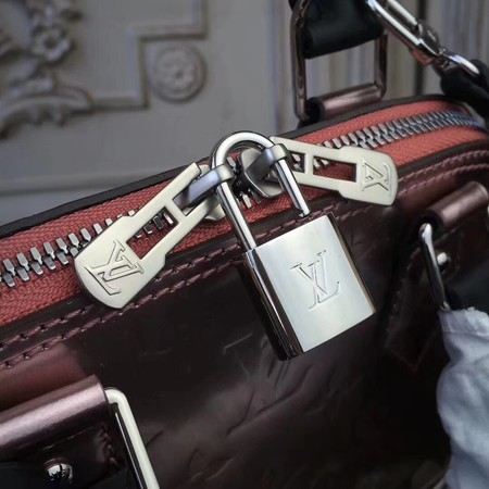 Louis Vuitton Monogram Vernis Original leather Alma BB Tote Bag M91606 pink