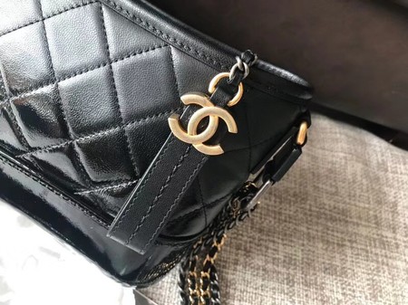 Chanel Gabrielle Original Cowhide Leather Shoulder Bag A93841 black