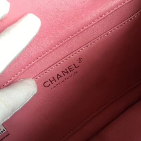 Chanel Flap Shoulder Bag Original Sheepskin Leather CF3352 pink