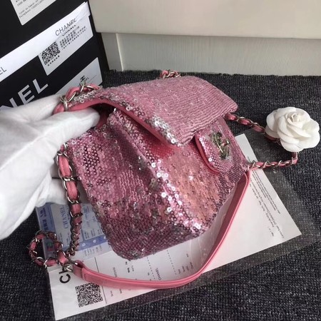 Chanel Flap Shoulder Bag Original Sheepskin Leather CF3352 pink