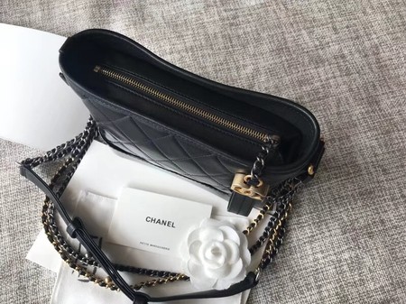 Chanel Gabrielle Original Cowhide Leather Shoulder Bag A93841 black