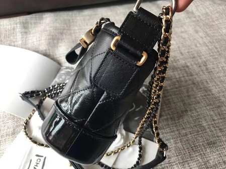 Chanel Gabrielle Original Cowhide Leather Shoulder Bag A93841 black