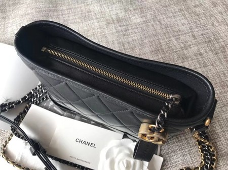 Chanel Gabrielle Original Cowhide Leather Shoulder Bag A93841 black