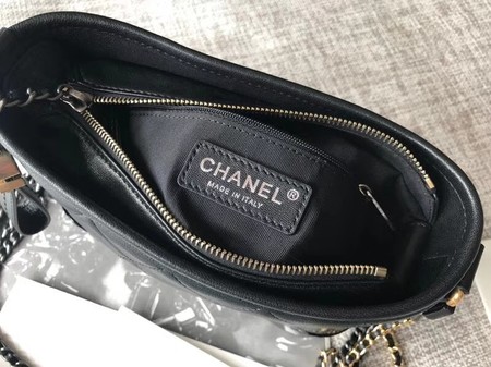 Chanel Gabrielle Original Cowhide Leather Shoulder Bag A93841 black