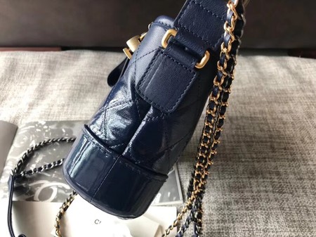 Chanel Gabrielle Original Cowhide Leather Shoulder Bag A93841 blue