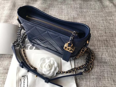 Chanel Gabrielle Original Cowhide Leather Shoulder Bag A93841 blue