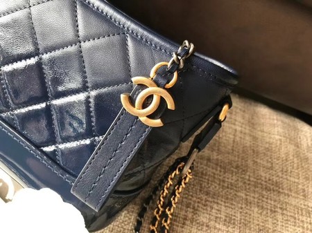 Chanel Gabrielle Original Cowhide Leather Shoulder Bag A93841 blue