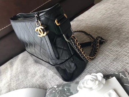 Chanel Gabrielle Original Cowhide Leather Shoulder Bag A93842 black