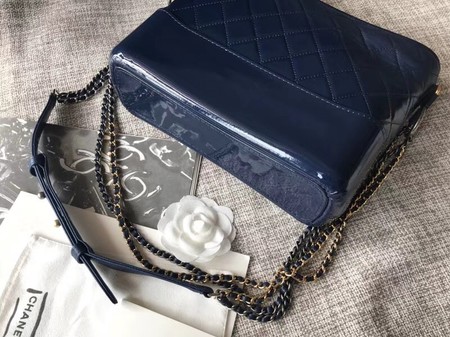 Chanel Gabrielle Original Cowhide Leather Shoulder Bag A93842 blue