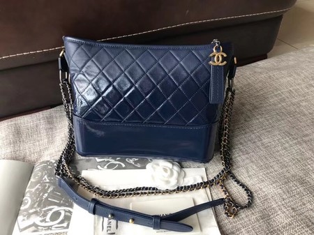 Chanel Gabrielle Original Cowhide Leather Shoulder Bag A93842 blue