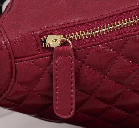 Chanel Sheepskin Leather Waist Bag 94103 red