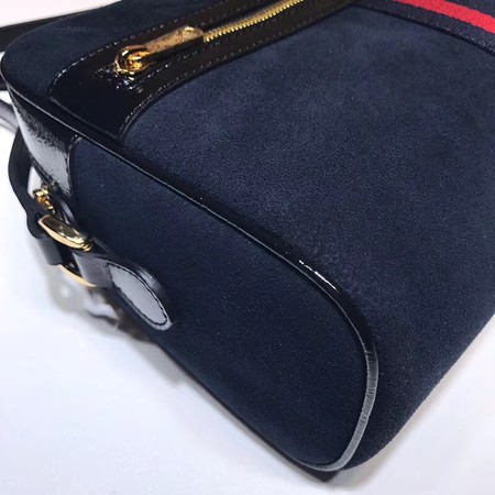 Gucci GG original Nubuck leather Shoulder Bag 517080 Royal Blue
