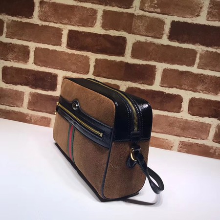Gucci GG original Nubuck leather Shoulder Bag 517080 brown