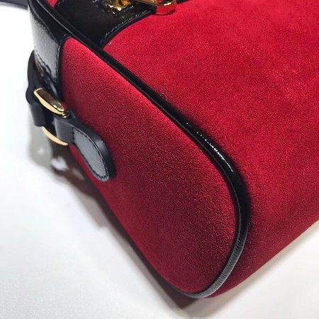 Gucci GG original Nubuck leather Shoulder Bag 517080 red