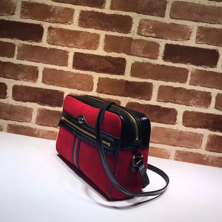 Gucci GG original Nubuck leather Shoulder Bag 517080 red