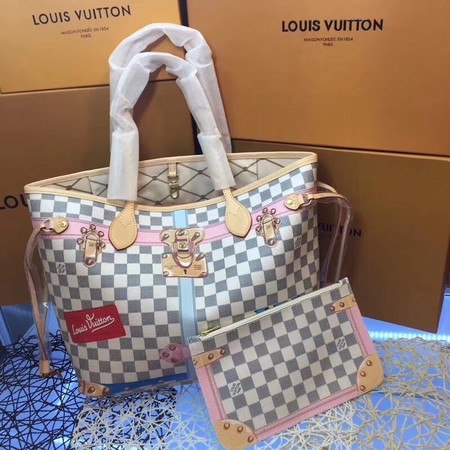 Louis Vuitton Damier Azur Canvas neverfull M40156