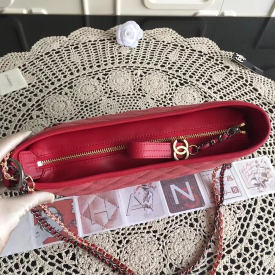 Chanel Gabrielle Nubuck leather Shoulder Bag 1010A rose