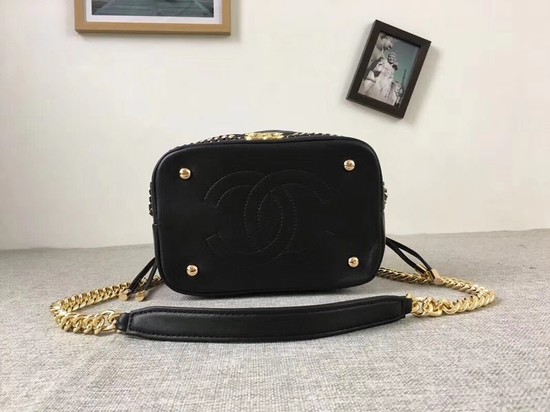 Chanel Sheepskin Leather Shoulder Bag 1125 black