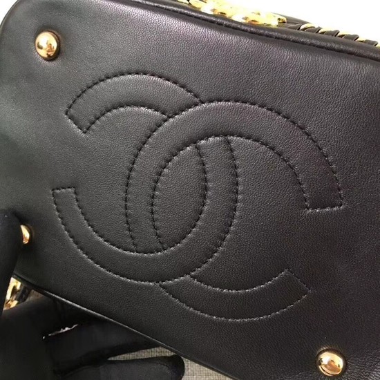 Chanel Sheepskin Leather Shoulder Bag 1125 black