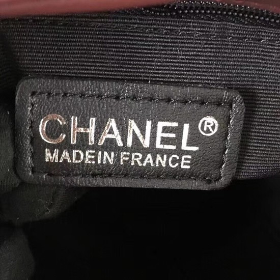 Chanel Sheepskin Leather Shoulder Bag 1125 red