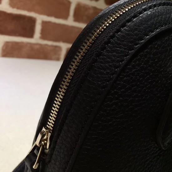 Gucci Calfskin Leather Small Tote Bag B341504 Black