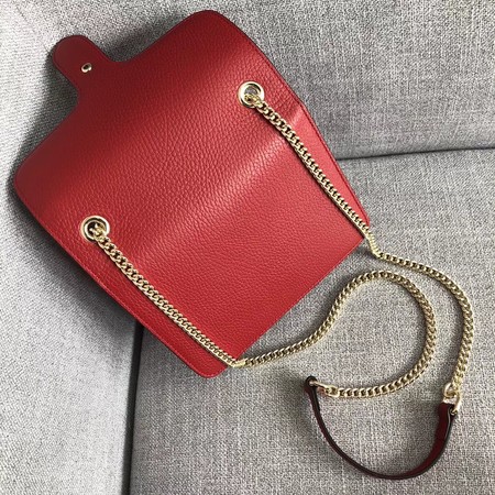 Gucci GG Marmont Leather Shoulder Bag 510304 red