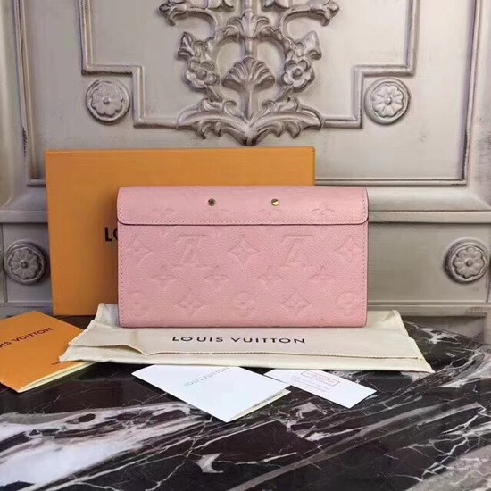 Louis Vuitton Monogram Empreinte PALLAS WALLET M62458 pink