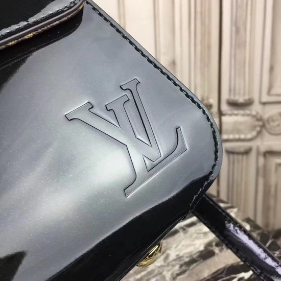 Louis Vuitton Original Monogram Vernis Tote Bag CHERRYWOOD 53352 black