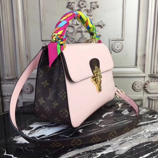 Louis Vuitton Original Monogram Vernis Tote Bag CHERRYWOOD 53352 pink
