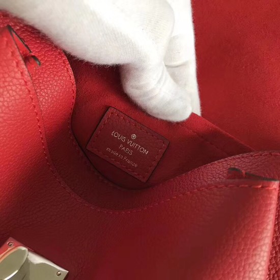 Louis vuitton Original Leather Evening Bag Clutch Love Note MYLOCKME BB M51418 red