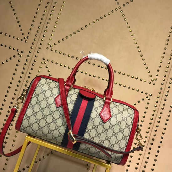 Gucci GG canvas ophidia top quality tote bag 524532 red