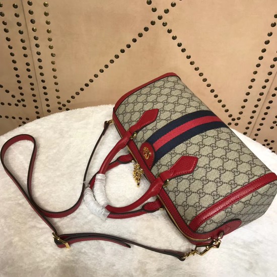 Gucci GG canvas ophidia top quality tote bag 524532 red