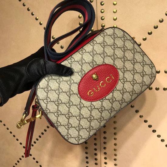 Gucci GG ophidia Canvas Messenger Bag 476466 Red