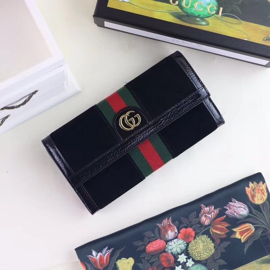 Gucci Ophidia continental wallet 523153 black