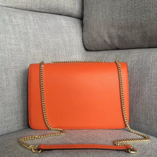 Gucci GG Cowhide top quality Shoulder Bag 510303 orange