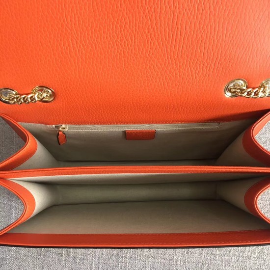 Gucci GG Cowhide top quality Shoulder Bag 510303 orange