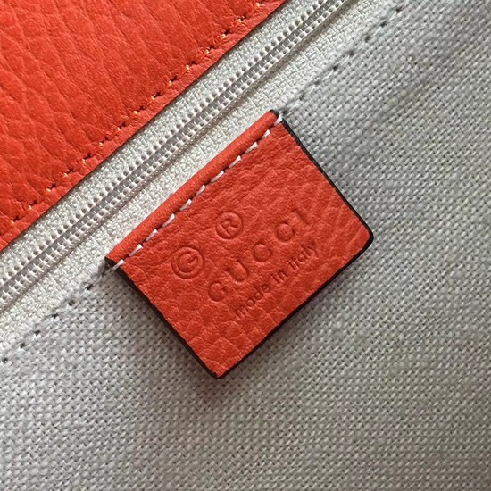Gucci GG Cowhide top quality Shoulder Bag 510303 orange