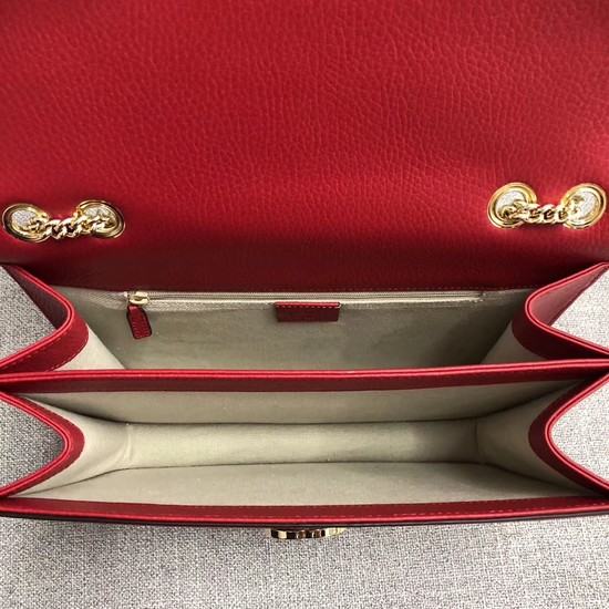 Gucci GG Cowhide top quality Shoulder Bag 510303 red